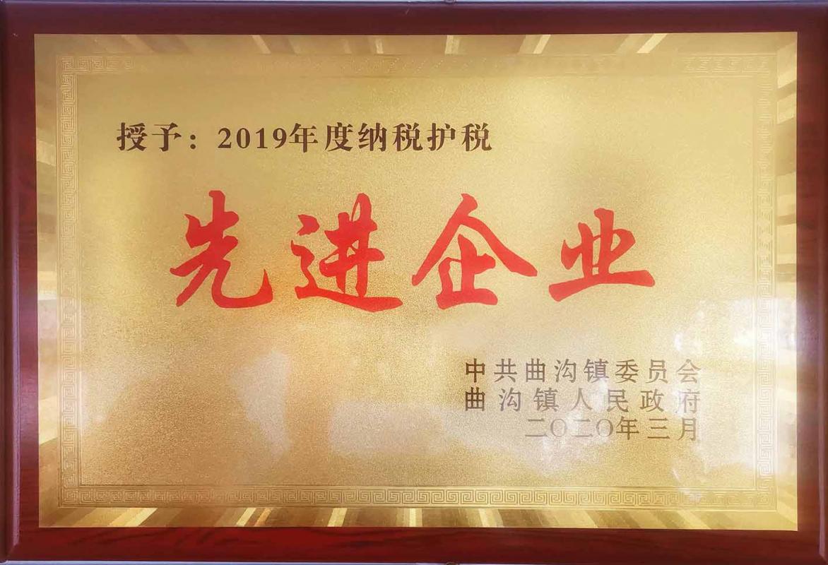 2019年度先進(jìn)企業(yè)